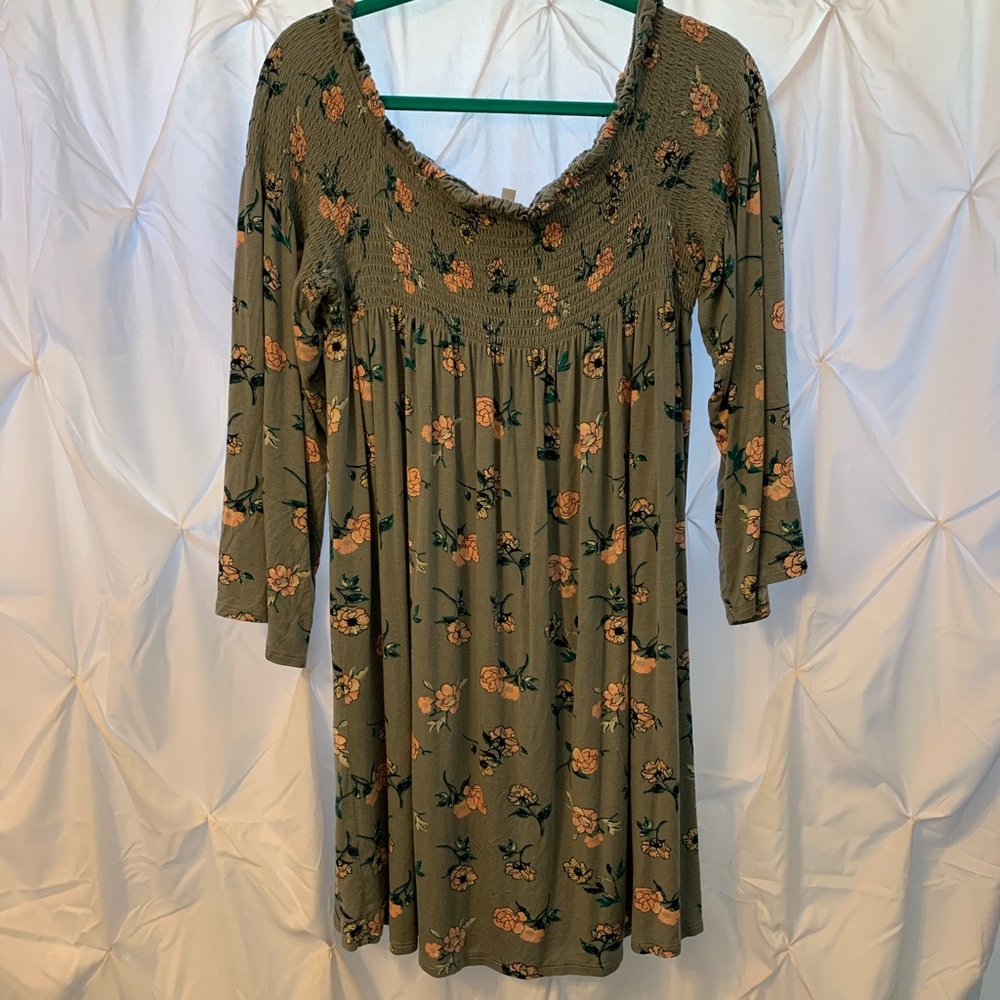 Off Sholder Floral dress